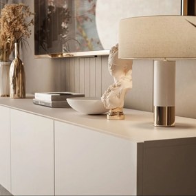 TV STOLÍK ELEGANTE KAŠMÍR + ČIERNE NOŽIČKY 200 cm
