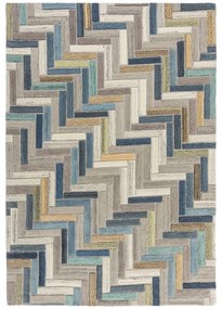 Flair Rugs, Kusový koberec Moda Russo Natural/Multi, 160x230, viacfarebná, chodba / predsieň