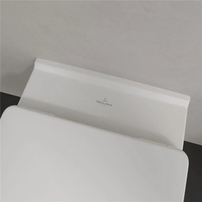 VILLEROY &amp; BOCH O.novo Combi-Pack, závesné WC + WC sedátko s poklopom, s QuickRelease a Softclosing, biela alpská, s povrchom CeramicPlus, 5660H1R1