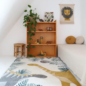 Béžový detský koberec 170x120 cm Sensaku - Nattiot