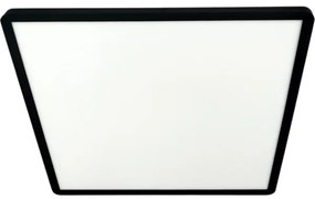 LED stropné svietidlo LED/40W/230V 3000/4000/6500K 50x50 cm čierne