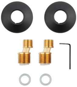 Livarno home Jednopáková sprchová batéria/batéria na vaňu (sprchová batéria, čierna)  (100384726)