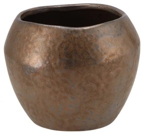 Bronzový keramický kvetináč AMARAH 18 cm