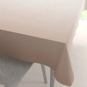 Biante Veľký teflónový obdĺžnikový obrus TF-096 Púdrovo béžový bez vzoru 240x280 cm