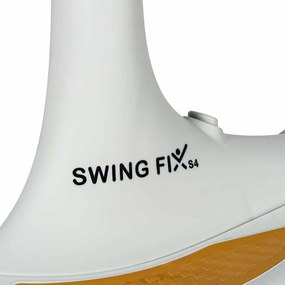 KIK Gravitačné vozidlo Swing Fix S4 s LED kolesami a hudbou, 76 cm, modro-biela