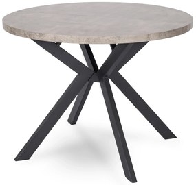 PROXIMA.store - Okrúhly stôl LUKAS FARBA: čierna