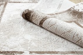 Koberec AKRYL VALS 0W1738 C56 54 Ramka marmur béžový / slonia kosť