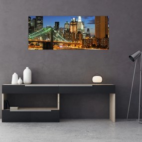 Obraz - Most s New Yorkom (120x50 cm)