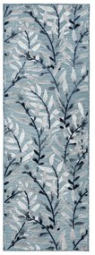 Flair Rugs koberce Kusový koberec Plaza Willow Blue – na von aj na doma - 80x230 cm