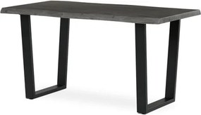 Jedálenský stôl Autronic 140x80 cm sivá MDF HT-F4214 GREY