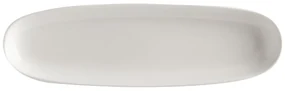 Biely porcelánový servírovací tanier Maxwell &amp; Williams Basic, 30 x 9 cm