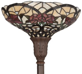 vitrážová tiffany lampa stojaca 35*180