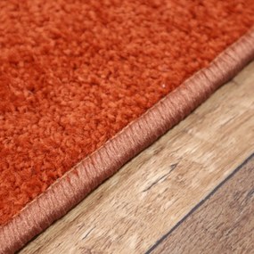 AladinWorld Expres, Kusový koberec Eton terra štvorec, 200x200, oranžová, obývacia izba
