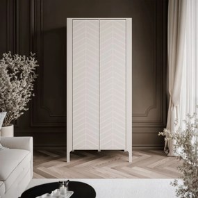 DVOJDVEROVÁ ŠATNÍKOVÁ SKRIŇA SALOME KAŠMÍR 90 cm