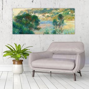 Obraz - Auguste Renoir, View of Monte Carlo from Cap Martin, reprodukcia (120x50 cm)