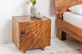 Dizajnový nočný stolík z masívu Scorpion Mango 50cm