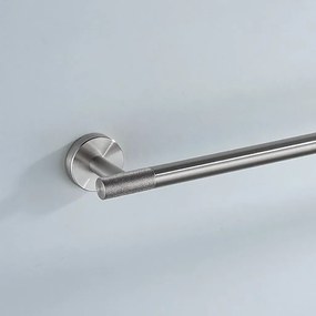 Rea Modern, kúpeľňový vešiak na uteráky 60cm, 6603, brúsená oceľ, REA-98002