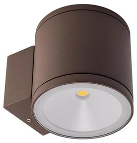 Redo 9596 - LED Vonkajšie nástenné svietidlo ETA LED/6W/230V 3000K IP54 hnedá