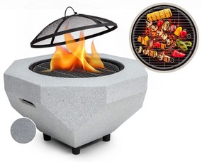 Blumfeldt Diamond, ohnisko s grilom, MgO a oceľový plášť, lapač iskier