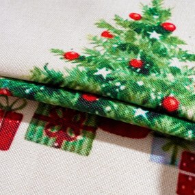 4Home Vianočná obliečka na vankúšik Retro Christmas, 45 x 45 cm