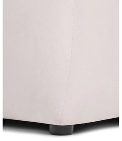 Krémová zamatová pohovka 225 cm Cube – Bonami Selection