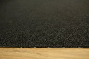 Metrážny koberec Nop Grass 78 antracit - Výpredaj