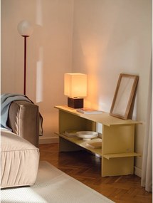 Žltý kovový regál 160x57x37 cm Hes – noo.ma