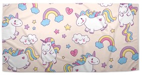 Sablio Uterák Jednorožce - 50x100 cm