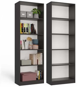 Regál Refarencios 3 (antracit). Akcia -23%. Vlastná spoľahlivá doprava až k Vám domov. 1132617