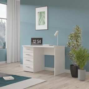 Písací stôl GINO biely