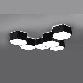 Sollux SL.1061 - Stropné svietidlo SUNDE 2xE27/60W/230V 15,5 cm čierna