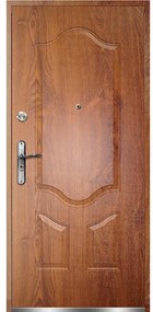 Dvere vchodové Bergamo 90P zlatý dub