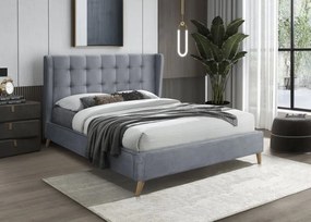 ESTELLA  160 cm bed grey