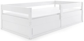 Interbeds Jednolôžková posteľ HUGO 160x80cm + matrac Biela