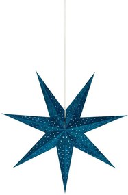 Markslöjd Markslöjd 705487 - Vianočná dekorácia VELOURS 1xE14/6W/230V 75 cm modrá ML0850