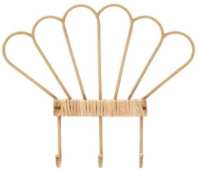 Kovový nástenný vešiak v prírodnej farbe Panama - Mauro Ferretti