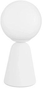 Dizajnová stolová lampa Zero 10 biele