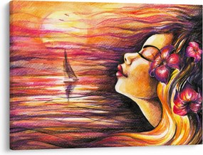 Obraz - Spomienky na leto (70x50 cm)
