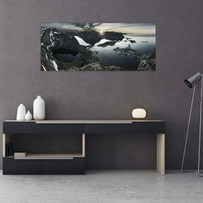 Obraz - Nórske pohorie (120x50 cm)