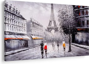 Obraz - Olejomaľba, Paríž (90x60 cm)