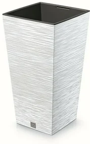 Kvetináč FURU SQUARE 39,5 cm, biely, 39 cm