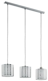 Eglo 49166 - Luster na lanku LEAMINGTON 1 3xE27/60W/230V