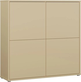 XXXLutz VYSOKÁ KOMODA, žltá, 124,5/121,5/34,9 cm Carryhome - Online Only drobný nábytok - 000687018339