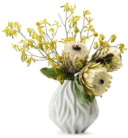 Biela porcelánová váza Morsø Flame, výška 23 cm