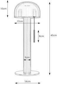 Markslöjd 108576 - Stolná lampa COSTA 2xG9/18W/230V čierna/zlatá