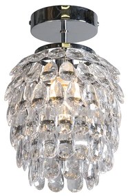 Art Deco závesné svietidlo oceľ 19 cm stmievateľné - Bling