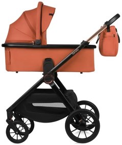 Lionelo - Kombinovaný kočík 3v1 LAYLA Hnedo-rezavá