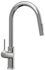 Invena Farsala, drezová batéria s výsuvnou 2-funkčnou výlevkou h-433, chrómová, INV-BZ-40-U01-S