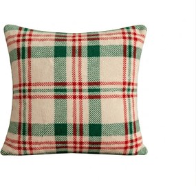 Mikroplyšová obliečka na vankúšik WINTER PLAID 45x45 cm, farebný