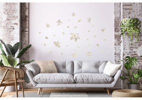Samolepiaca dekoracia Old Graphics Florals, 42,5 x 65 cm